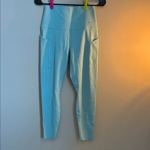 Nike light Teal/Blue Active Leggings